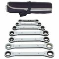 Martin Tools Straight Pattern Ratcheting Box Wrench Set 276-RB7K